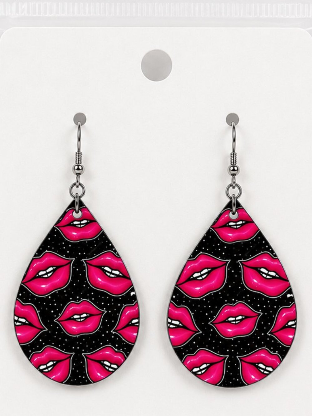 Sexy lips earrings